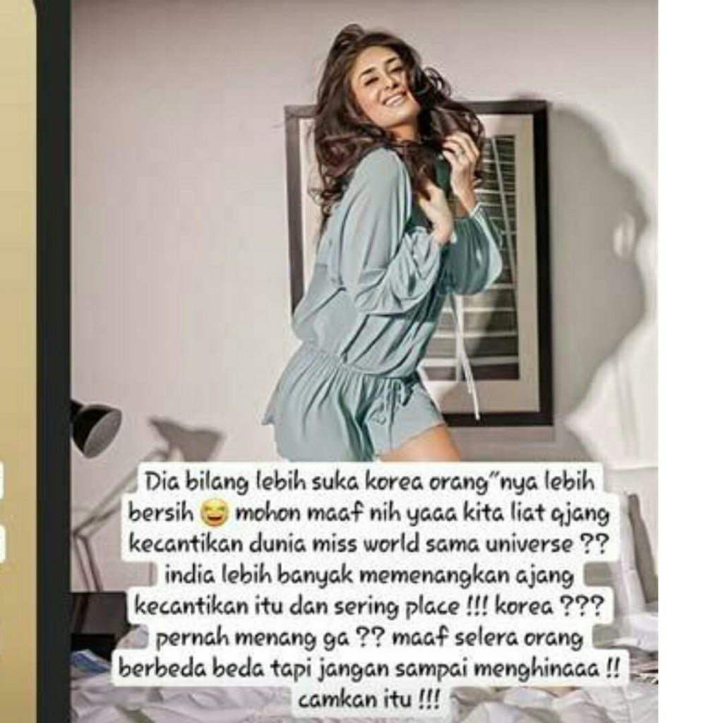 Kareena Kapoor Mengecam Sasa Indradjaja, Prihal Lisan Tak Bertulang!