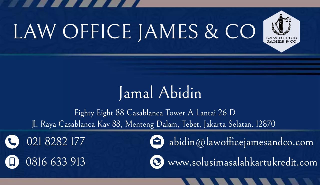 Jasa Penutupan Kartu Kredit ( LAW OFFICE JAMES & CO )