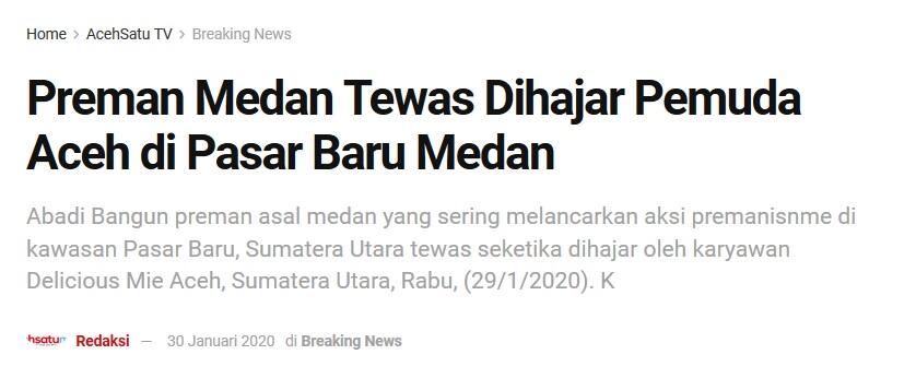 Balada 3 Penjual Mi Aceh di Medan, Terjerat Hukum Setelah Berduel dengan Preman