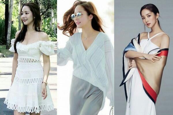 10 Padu Padan Outfit Putih ala Park Min Young, Menawan Banget