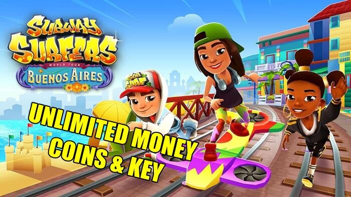Download Subway Surfers MOD APK v1.114.0 Unlimited Coins, Money & Key