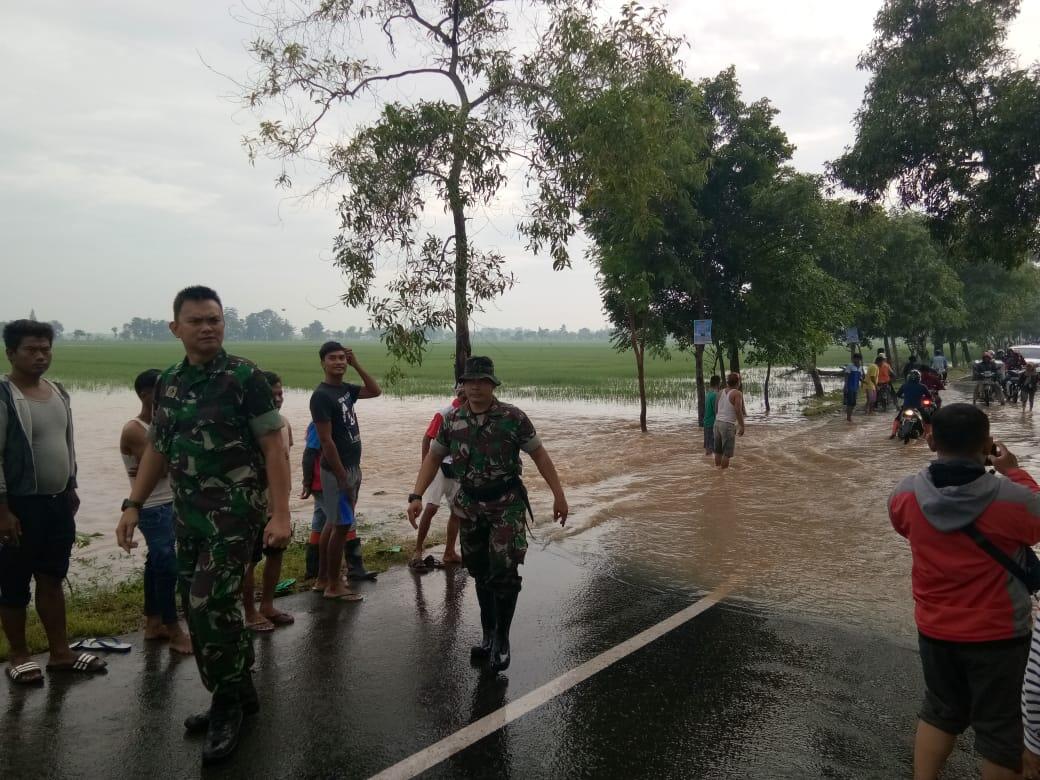Cek Lokasi Banjir, Begini Himbauan Dandim 0617 Majalengka