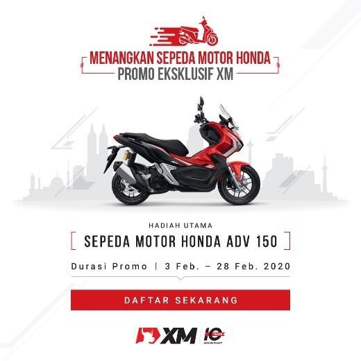 Promo Terbaru XM Februari 2020 Trading Berhadiah Sepeda Motor Honda ADV 150