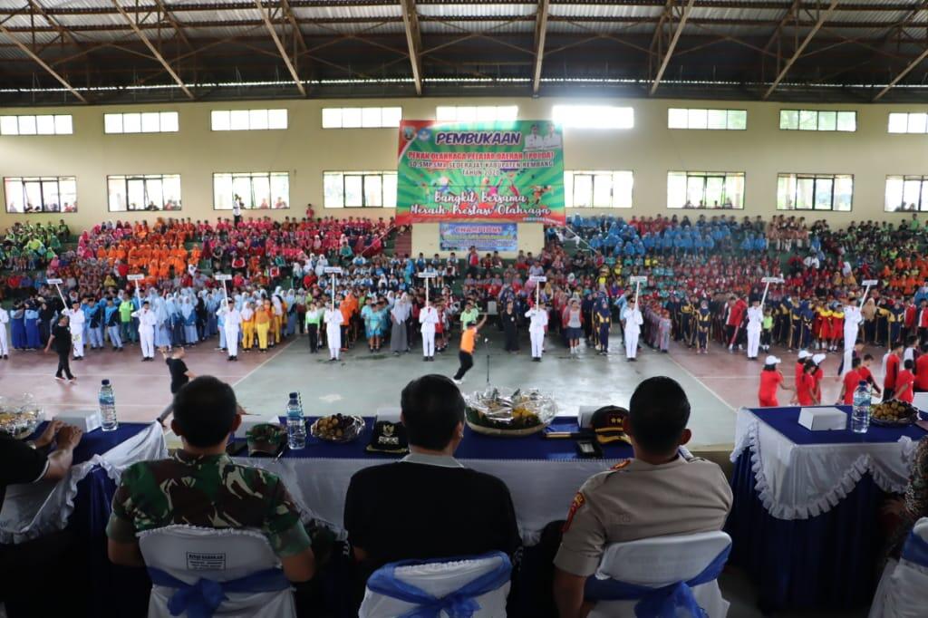 Dandim Rembang hadiri upacara pembukaan POPDA kabupaten Rembang Tahun 2020