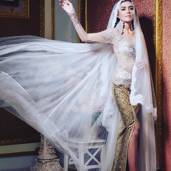9 Inspirasi Kebaya ala Kykuu, Istri Ge Pamungkas, Menawan Abis
