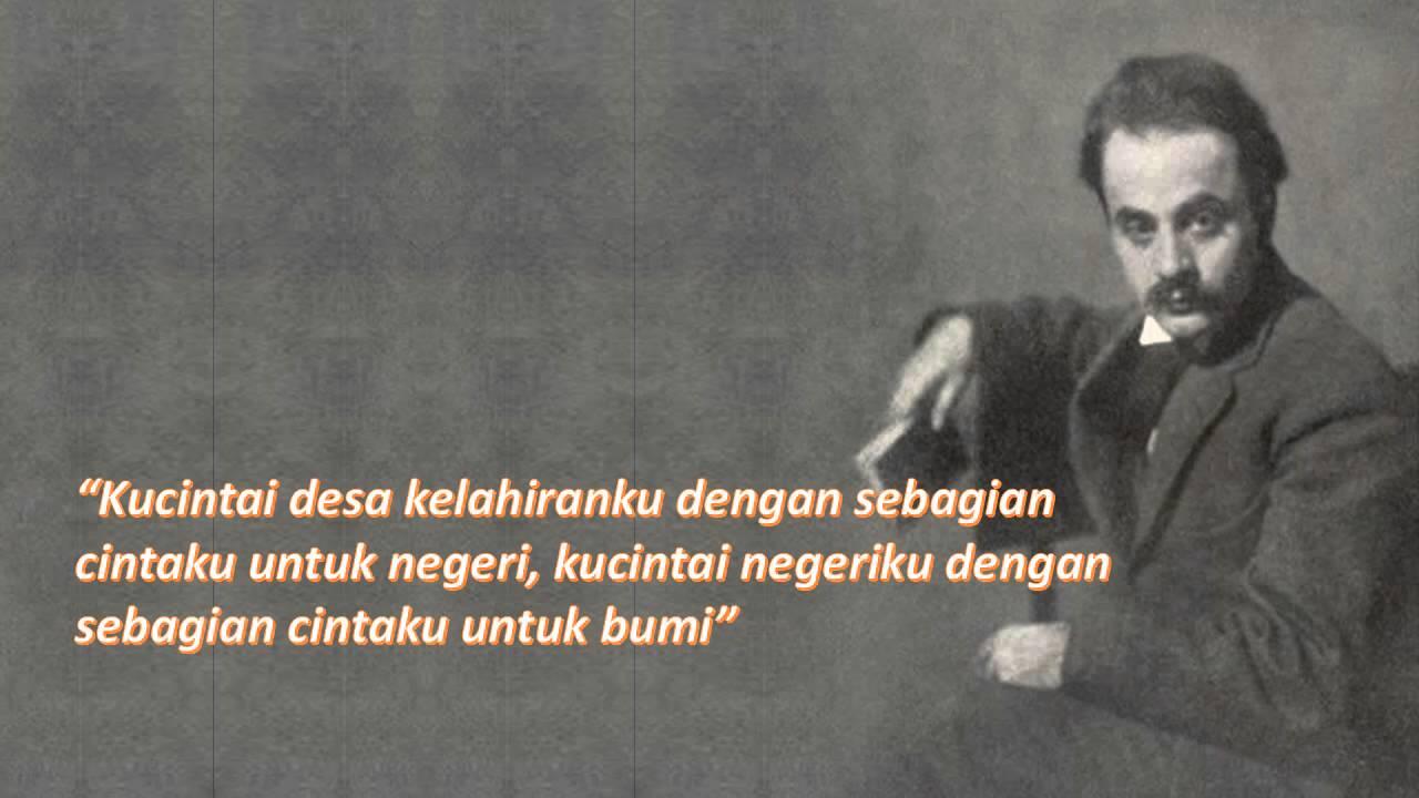 Kahlil Gibran, Pujangga Cinta Yang Tak Pernah Menikah