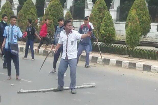 Polres Depok Amankan Pelaku Langganan Tawuran