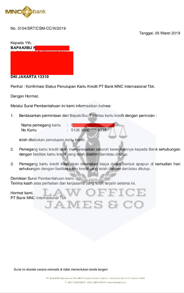 Cara Tutup Kartu Kredit