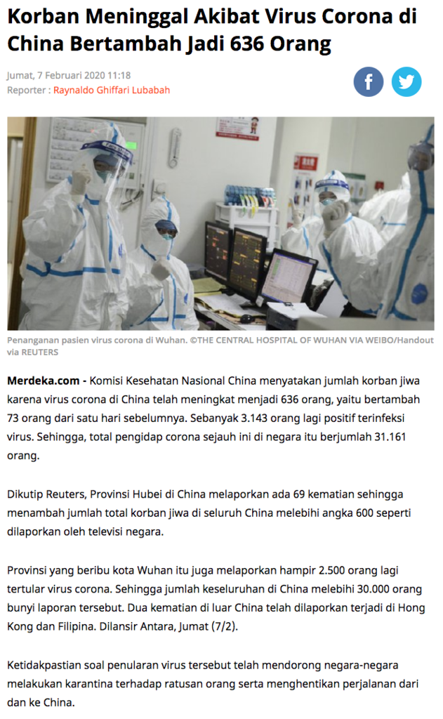 Prediksi Terawan Virus Corona Tak akan Lama Bertahan