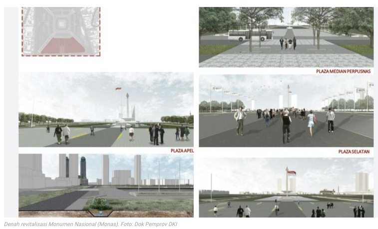 Dapat Rekomendasi Setneg, Revitalisasi Monas Dilanjutkan