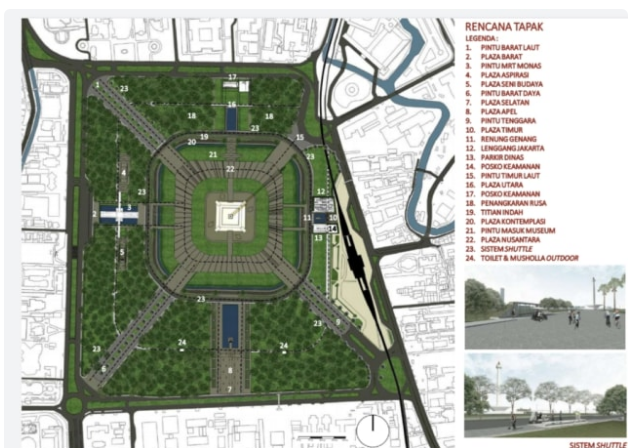 Dapat Rekomendasi Setneg, Revitalisasi Monas Dilanjutkan