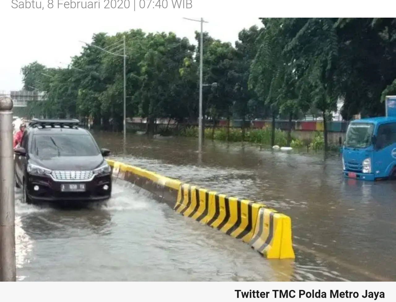 Hujan Deras Mengguyur Jakarta Sejak Pagi, Ini Titik Banjirnya