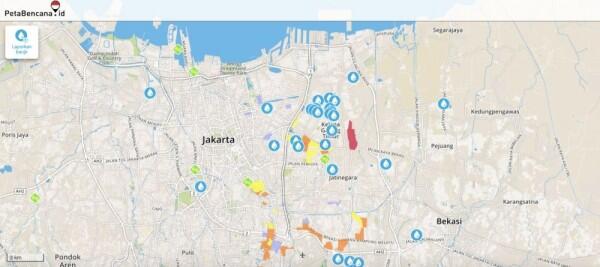 Hujan Deras Sejak Semalam, Ini Titik-Titik Banjir di Seputar Jakarta