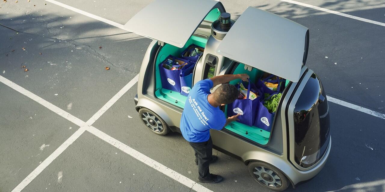 NURO R2 - Kendaraan Masa Depan Pengganti Kurir GRAB dan GOJEK