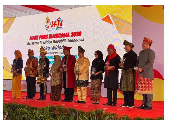 Di Hari Pers Nasional, Enam Bupati Terima Anugerah Kebudayaan 2020