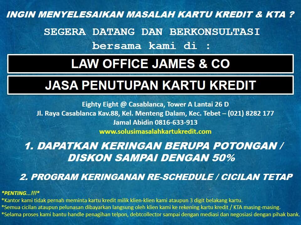 Jasa Penutupan Kartu Kredit