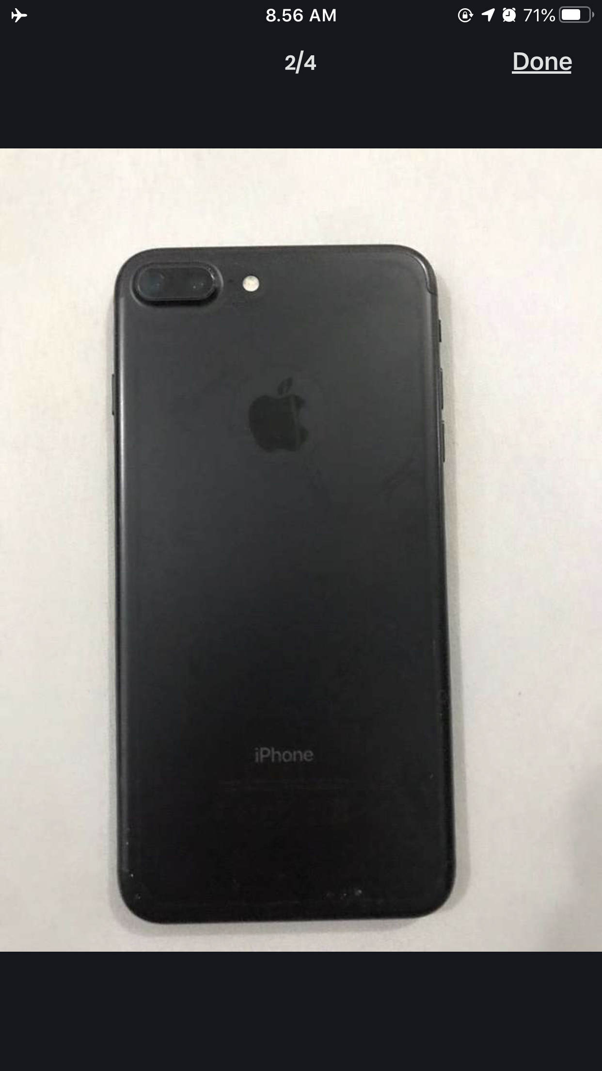 dijual cepat iphone 7+(plus)128gb matte black