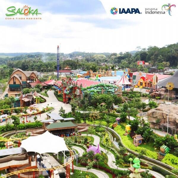 10 Potret Saloka Theme Park, Taman Bermain Terbesar di Jawa Tengah!