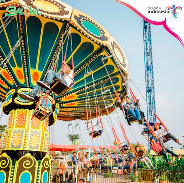 10 Potret Saloka Theme Park, Taman Bermain Terbesar di Jawa Tengah!