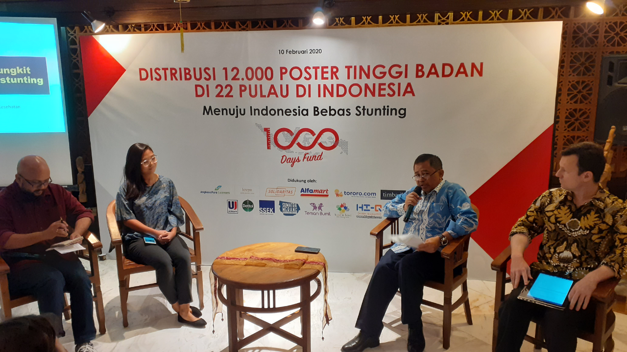1000 DAYS FUND Pasang 12.000 Poster Tinggi Badan Di 22 Pulau For Pencegahan STUNTING