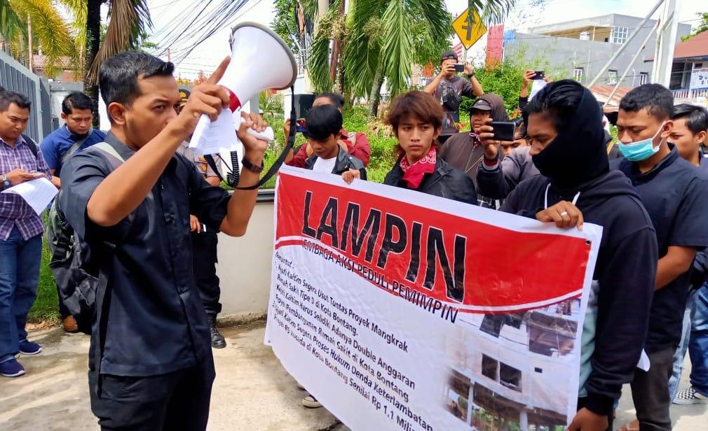 Dugaan Penyimpangan Proyek Rumah Sakit di Bontang, Mahasiswa Datangi Kejati Kaltim