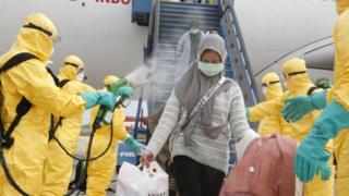 TKI DAN TKW INDONESIA MENINGGALKAN CINA KARENA VIRUS CORONA