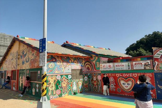 Desa Pelangi, Wisata Taiwan yang Dahulu Kampung Veteran Perang