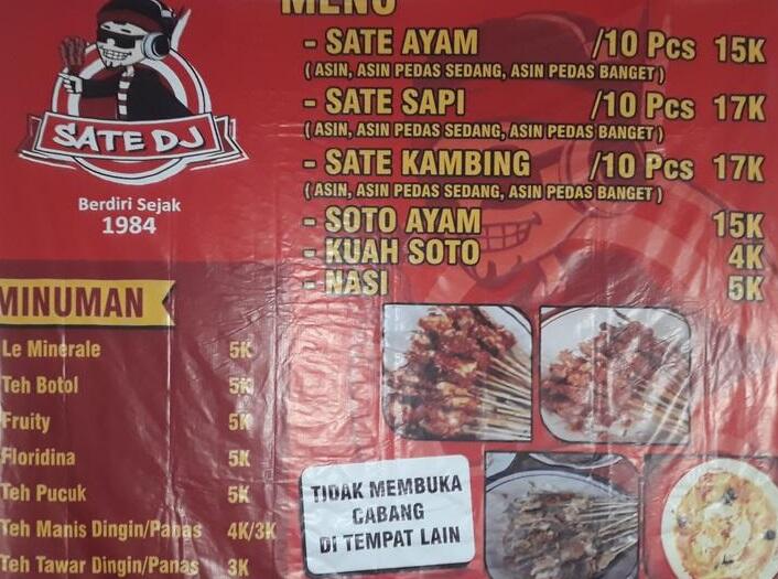 SATE UNIK TENGAH MALAM di KOTA BANDUNG