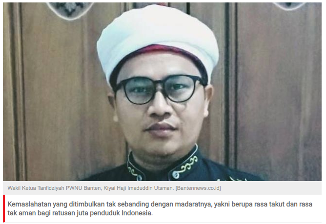 Wacana Pemulangan 600 WNI Eks-ISIS, PWNU Banten Sebut Haram Hukumnya