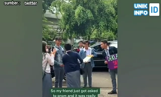 Heboh Video Nembak Cewek di Jalanan, Netijen Galfok Tampang Si Cowok Mirip Dilan!