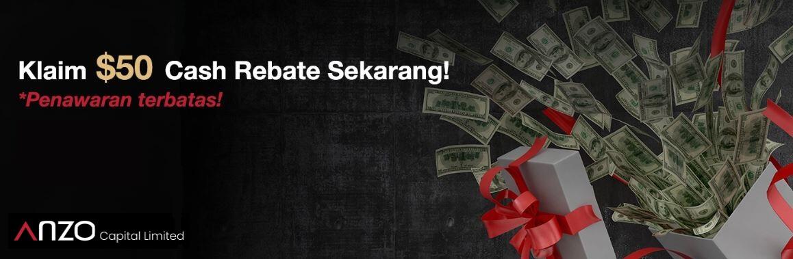 Dapatkan $50 Cash Rebate Sekarang Juga!!