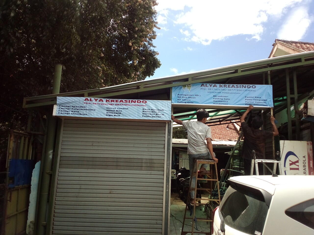 Advertaising ( huruf timbul, neon box, sendbox, bill board) di Bandung