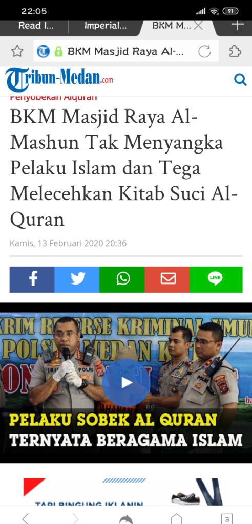 Pelaku sobek Al Quran ternyata orang Islam