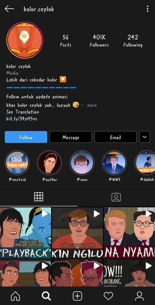 Mengenal Kolor Ceplok : Content Creator yang Mendadak Cenayang
