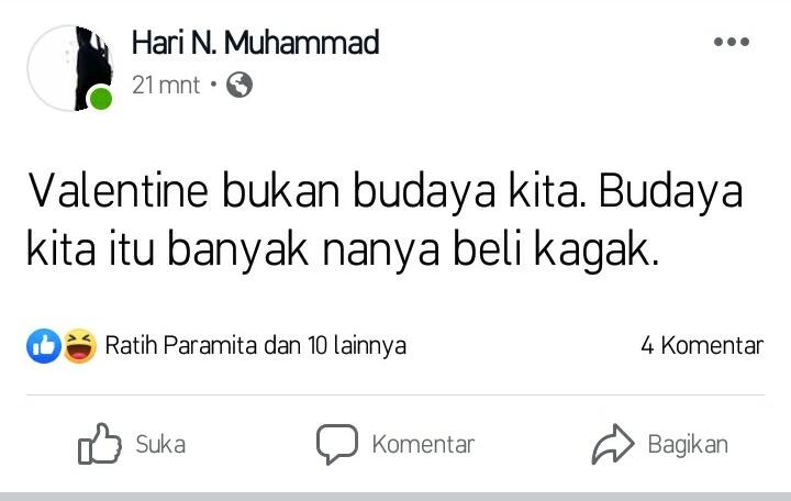 Beragam Postingan Valentine Day Bukan Budaya Kita Oleh Netizen +62! Kepoin, Guys!