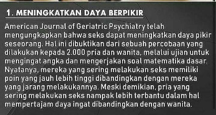 Manfaat Seks Bagi Anda Dan Apa Saja Yang Wanita Wajib Tau