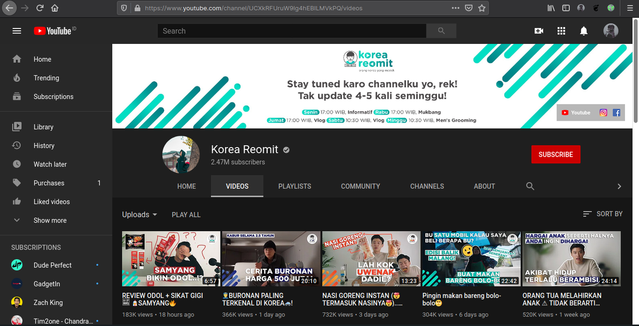 Mengenal Jang Hansol : YouTuber Korea Medhok yang Serba Bisa