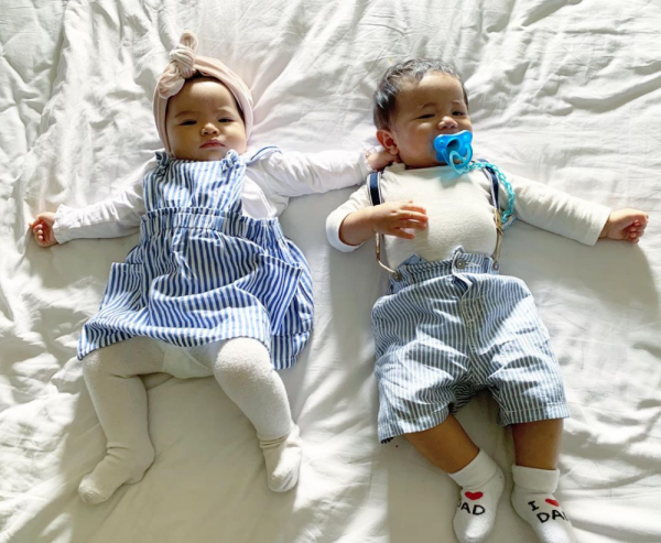 Bayi Stylish, 10 Gaya Si Kembar Shaldy & Shelma yang Fashionable Abis
