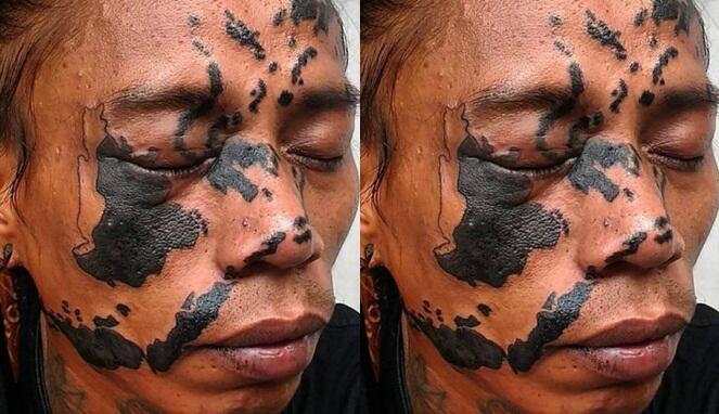 Tato Peta Indonesia Di Wajah, Ceko Cinta Tanah Air?
