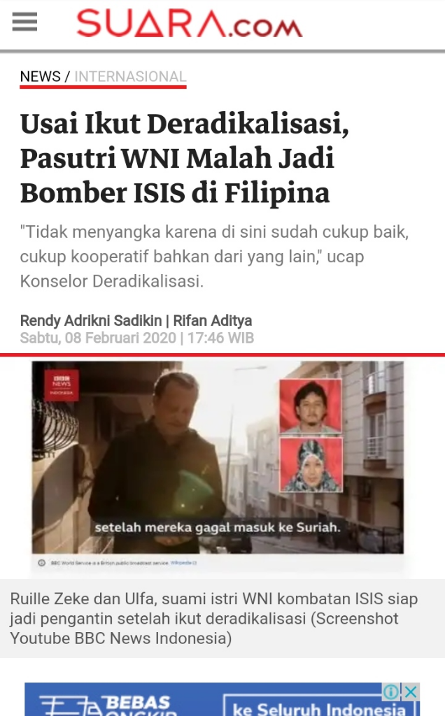 Eks Presiden ISIS Indonesia: Kalau Ditolak Pulang, WNI Eks ISIS Saya Tampung!

