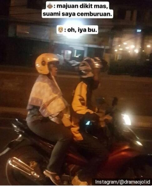 10 Potret Penumpang Ojol yang Bikin Ngakak