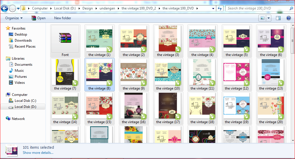 Berbagi 100 Desain Undangan siap edit gratis