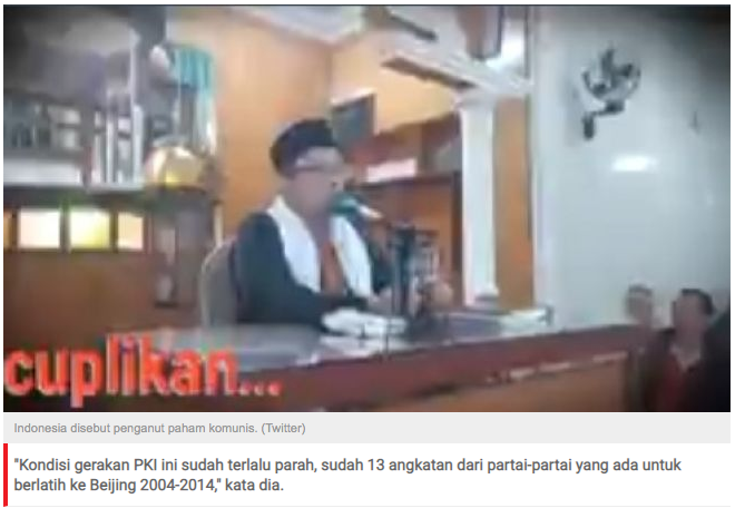 Kontroversial! Video Pengkhotbah Sebut Indonesia Kini Dipimpin Rezim PKI