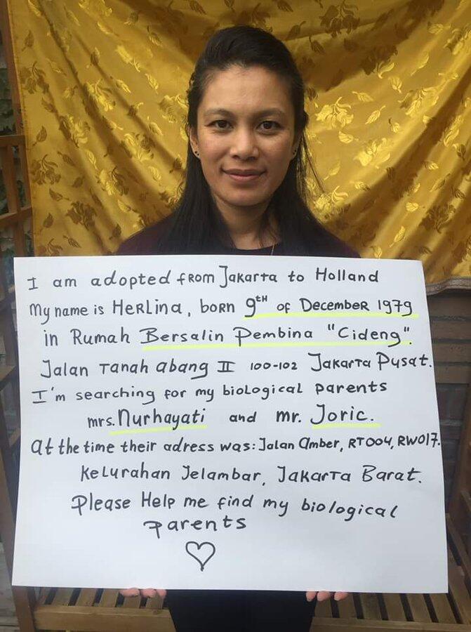 Tolong! Diadopsi ke Belanda, Herlina Cari Orang Tua Kandung di Jakarta