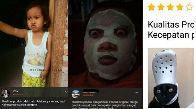 12 Ulasan Online Shop Paling Kocak yang Bikin Ketawa, Foto-fotonya Ngakak Banget