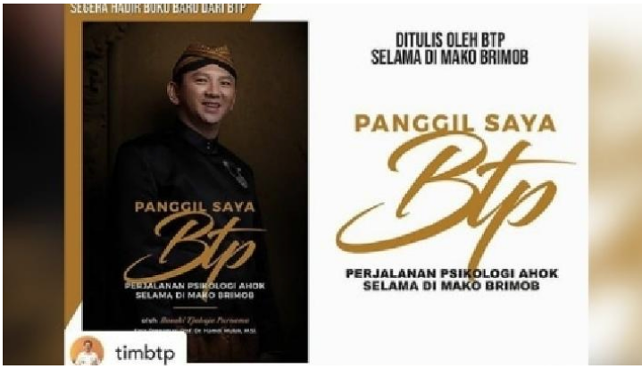 Alasan Ahok Berbusana Adat Jawa di Sampul Buku