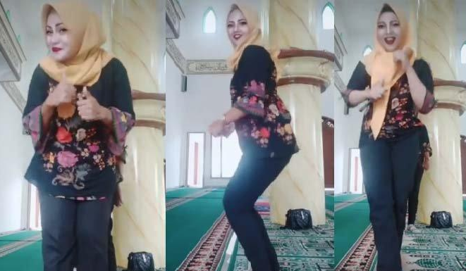 Heboh Emak-emak Joget Pinggul dalam Masjid, Panen Kecaman