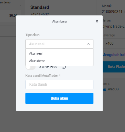 Olymp Trade MT4 - Platfrom trading terbaru Olymp Trade