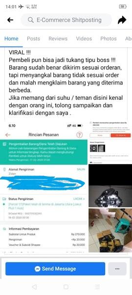 Online Shop Jaman Sekarang Pembeli Juga Bisa Nipu