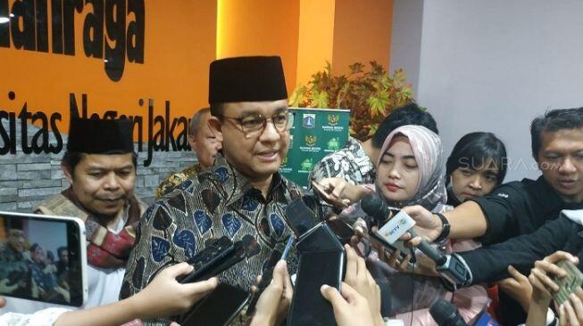 Ditanya Wartawan soal Proyek TIM, Banjir hingga Formula E, Anies: TikTok Dulu Saja